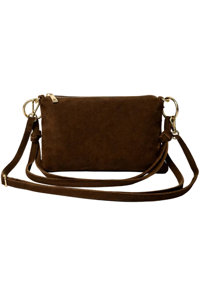 Suede Crossbody Bag