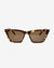 Reality Eyewears Lizette Sunglasses in Tortoiseshell Honey Turtle. 
