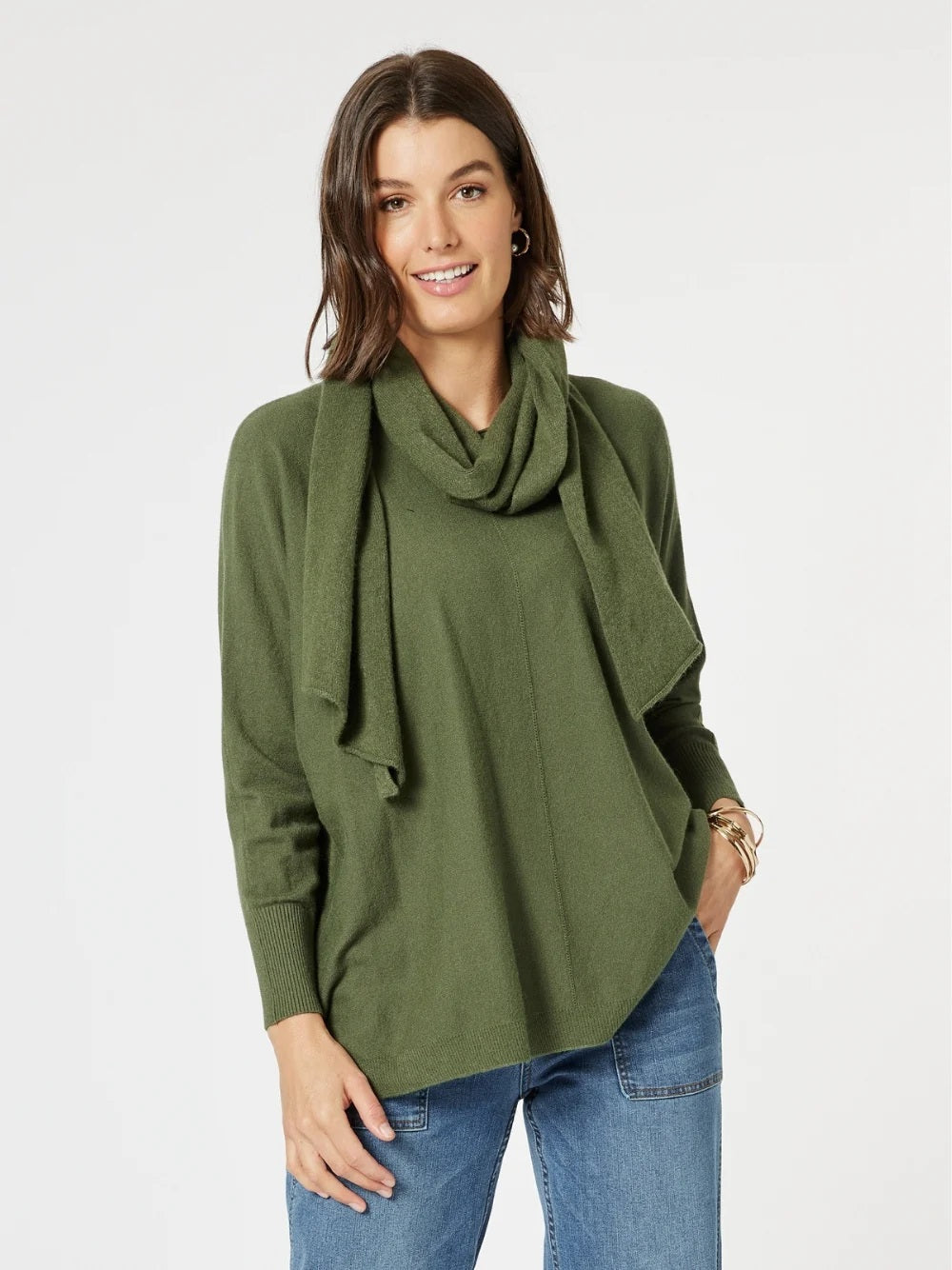 Remy Scarf Knit Top