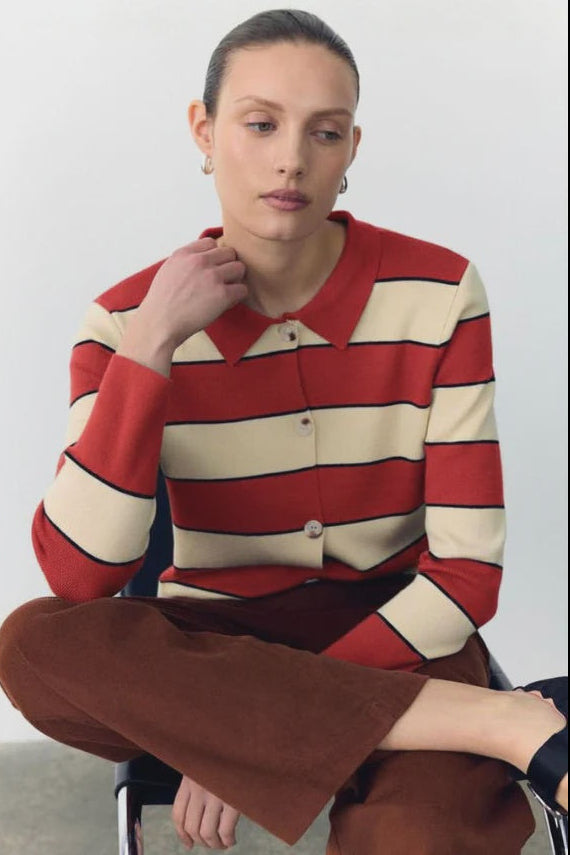 Noah Stripe Cardigan