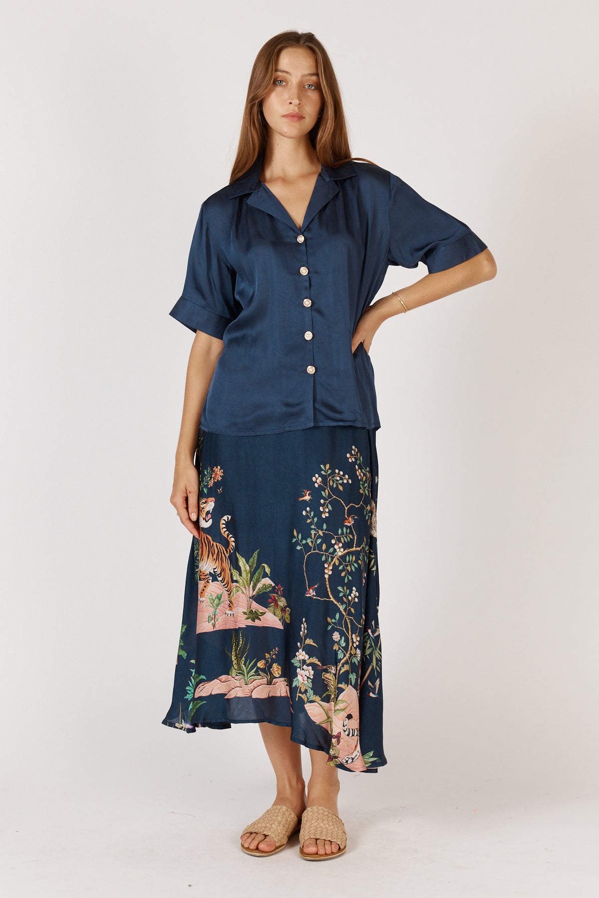 Georgia Satin Shirt