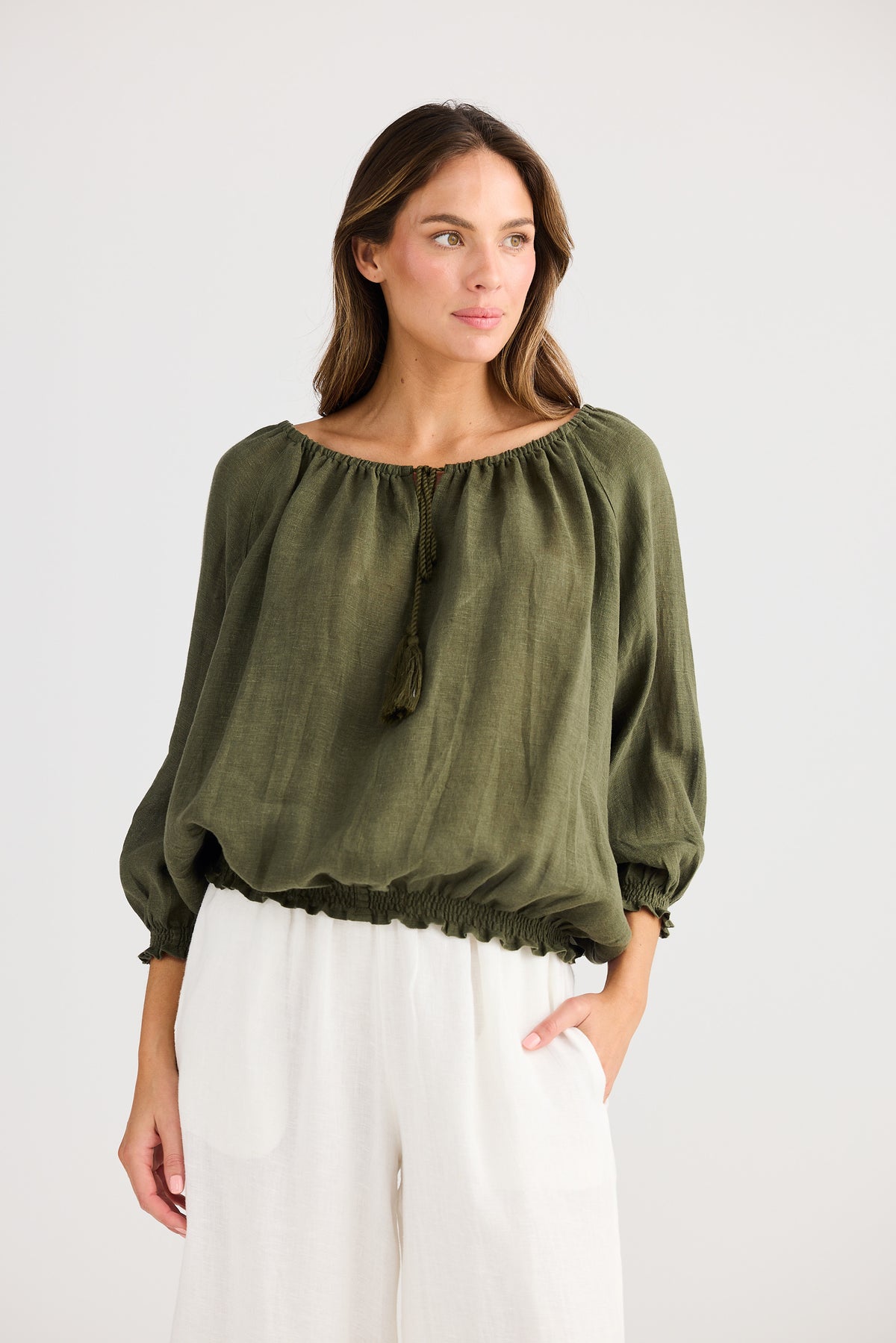 Seaside Top - Olive