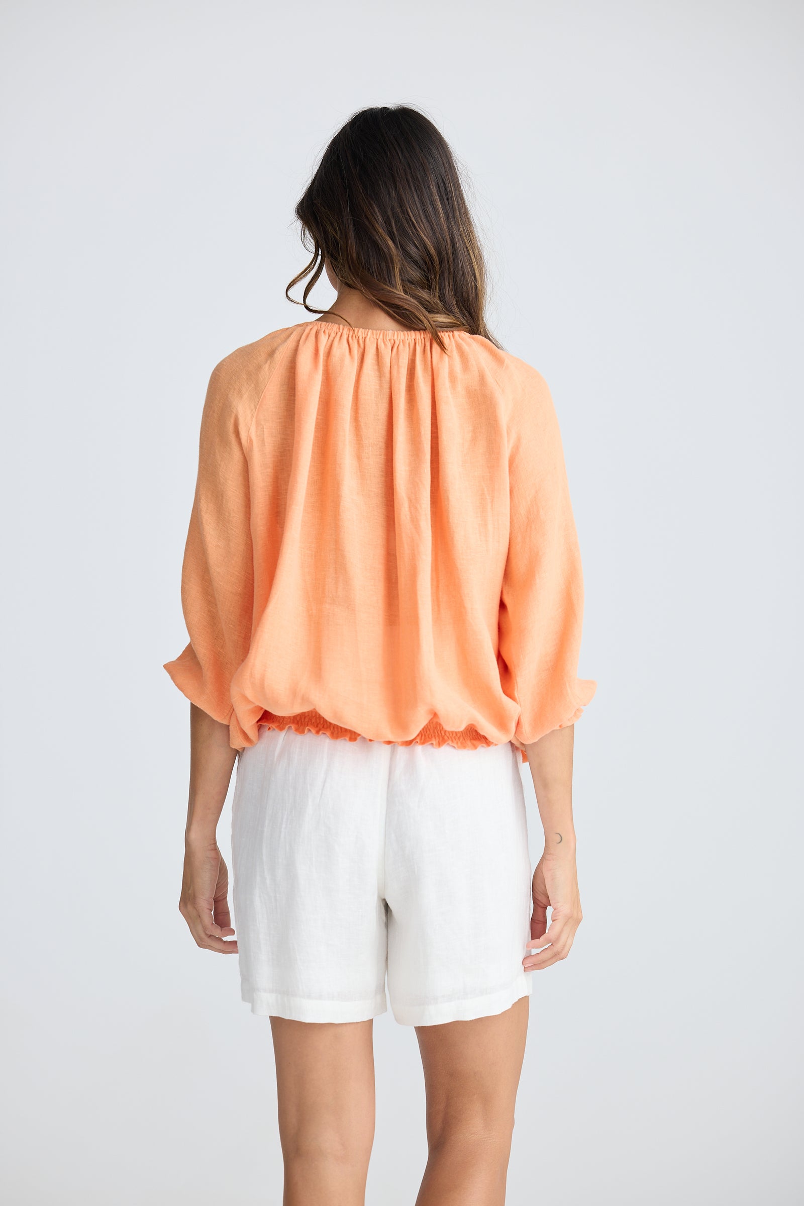 Seaside Top - Linen Gauze