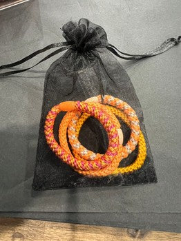 Tied Up Hair Tie Set of 4