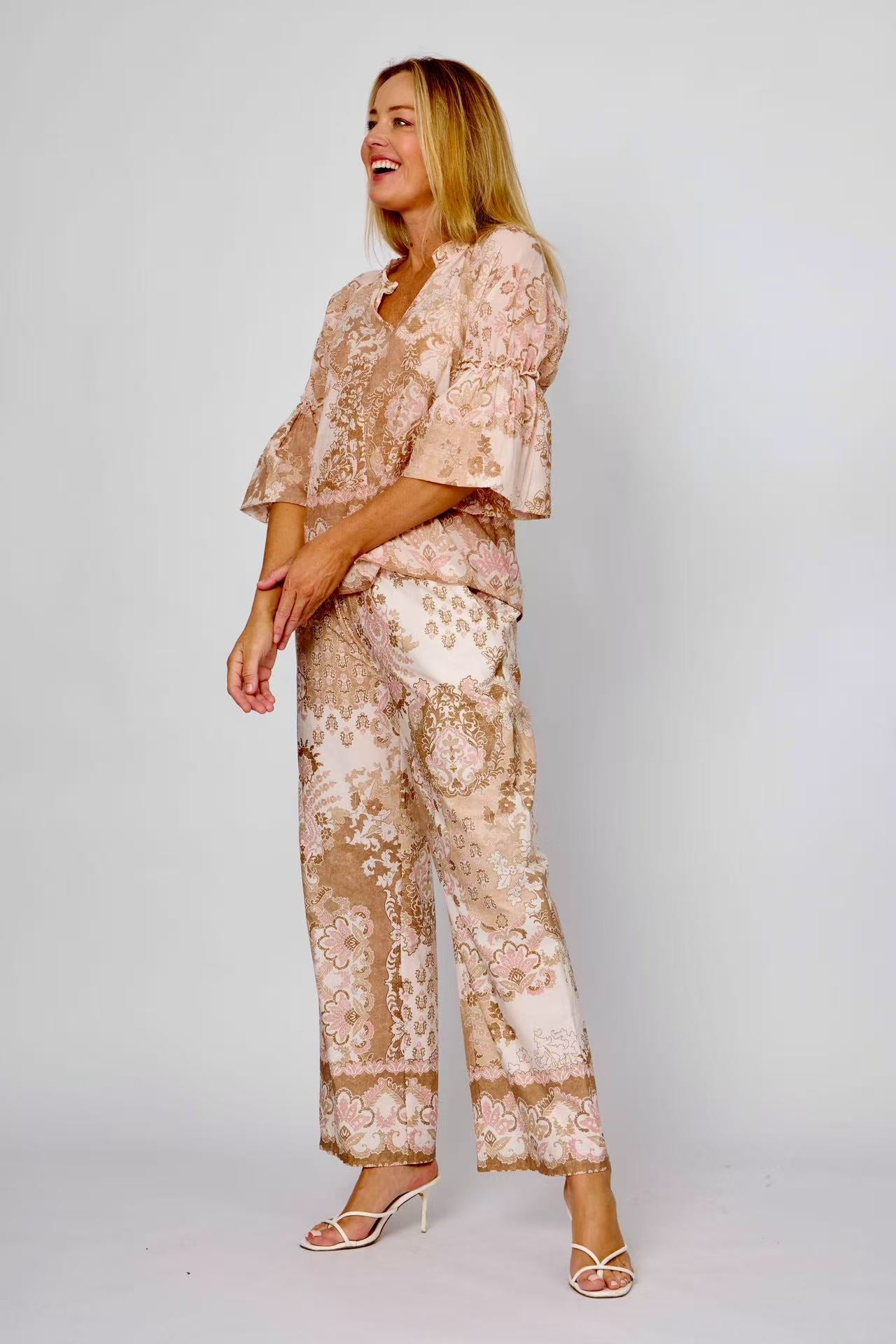 Cotton Puff Sleeve Top
