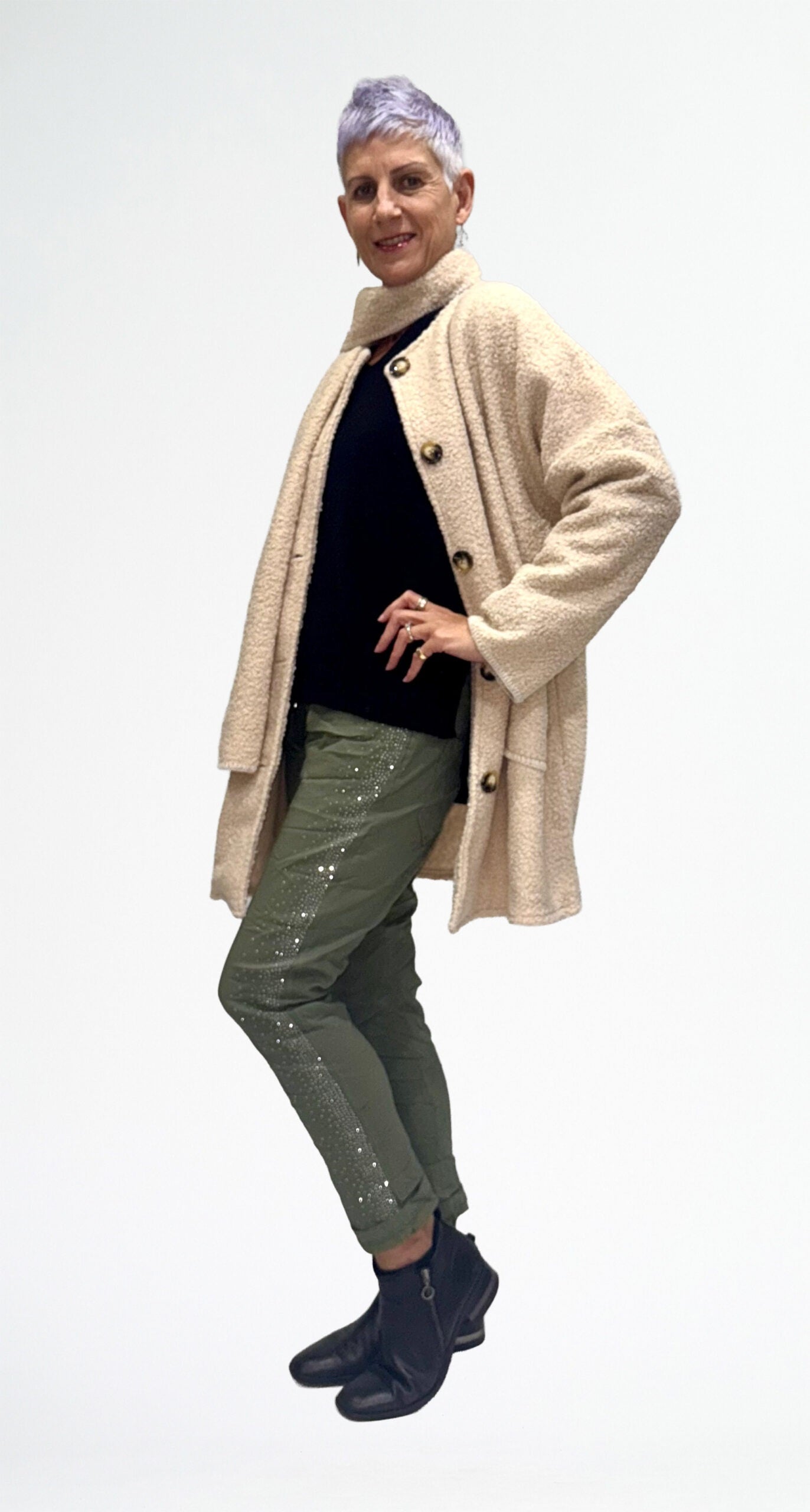 Jogger Pant with Side Bling