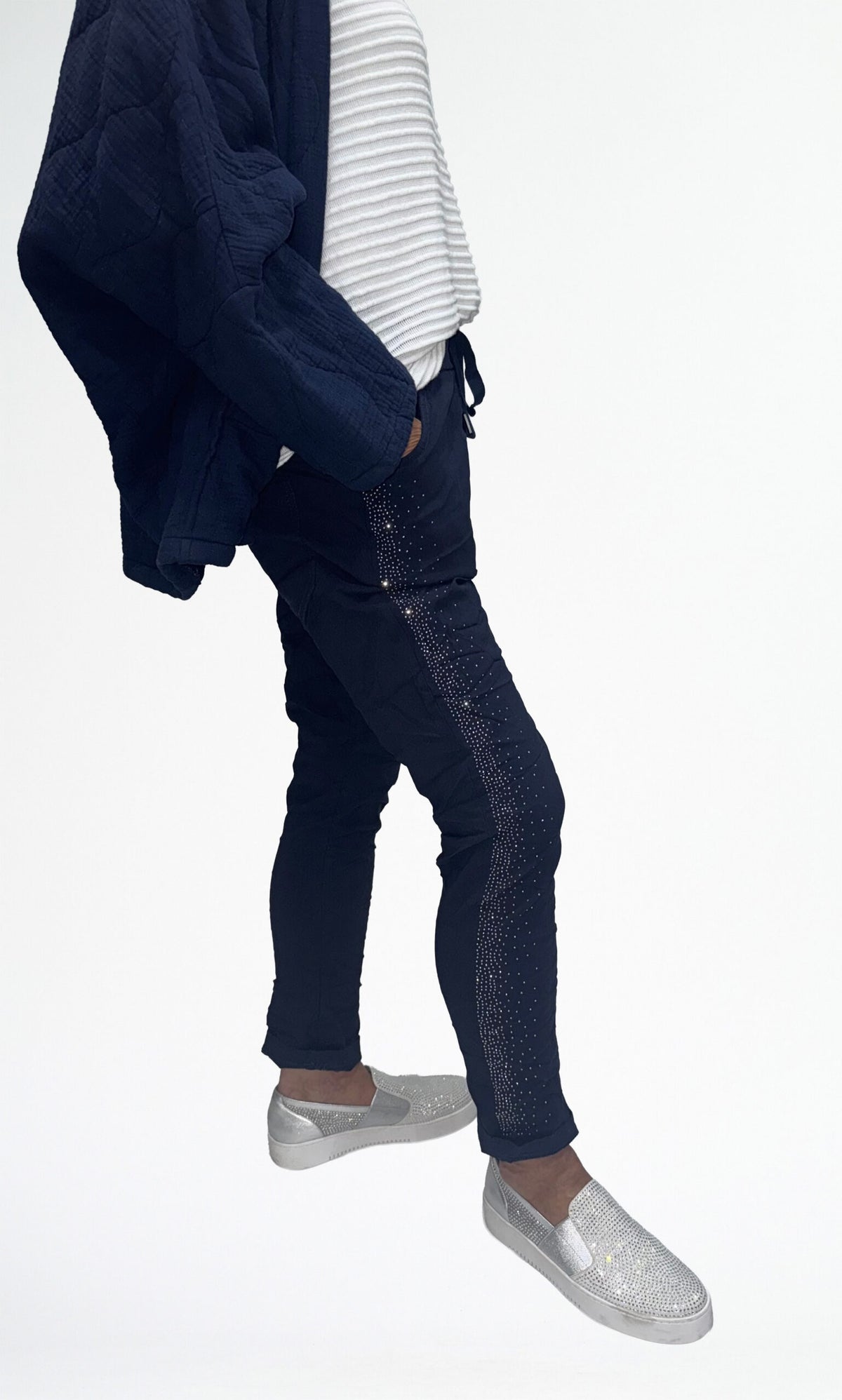 Jogger Pant with Side Bling