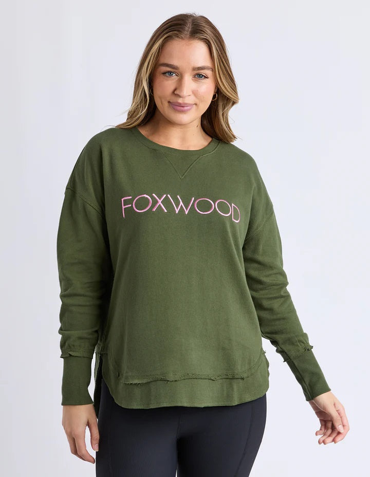 Simplified Metallic Crew Neck Jumper