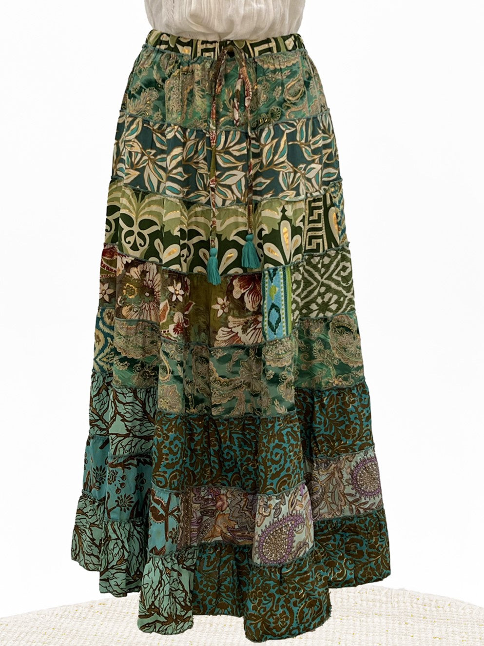 Stevie Silk Maxi Skirt