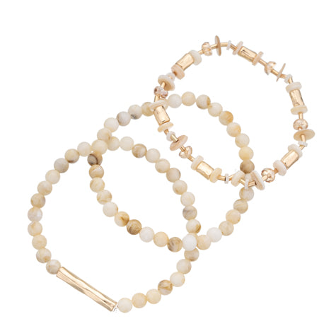 Stone Bracelets – Set of 3