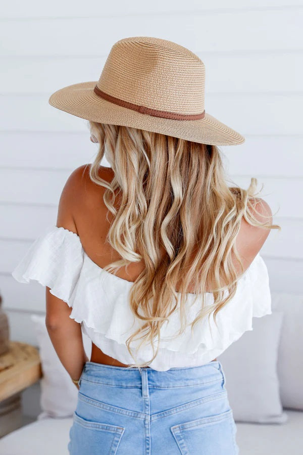 Contrasting Band Hat