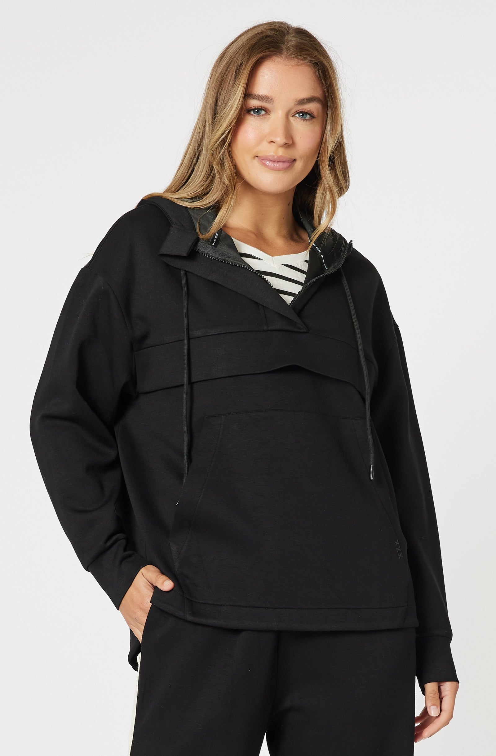 Evie Hooded Zip Sweat