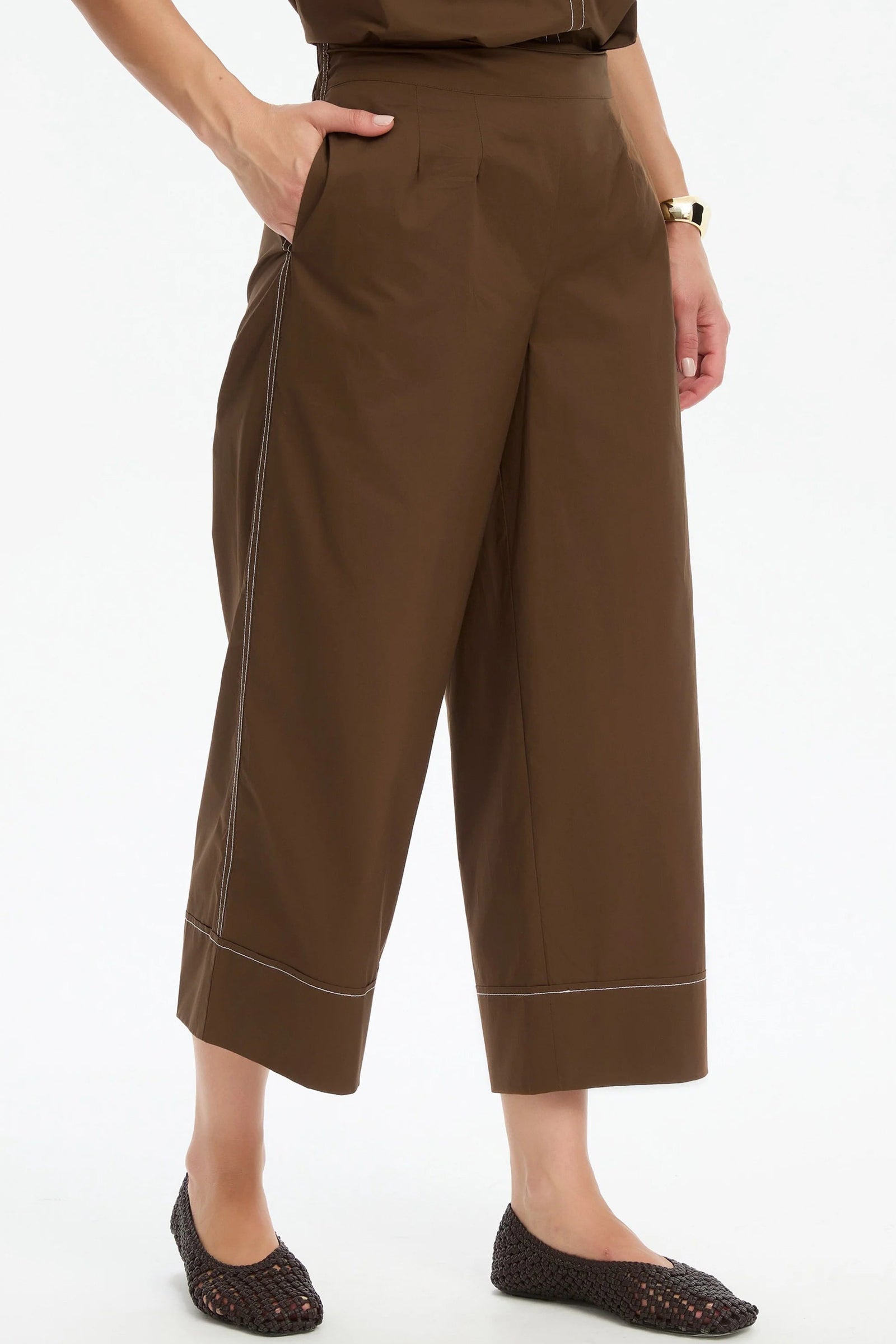 Classic Contrast Pants
