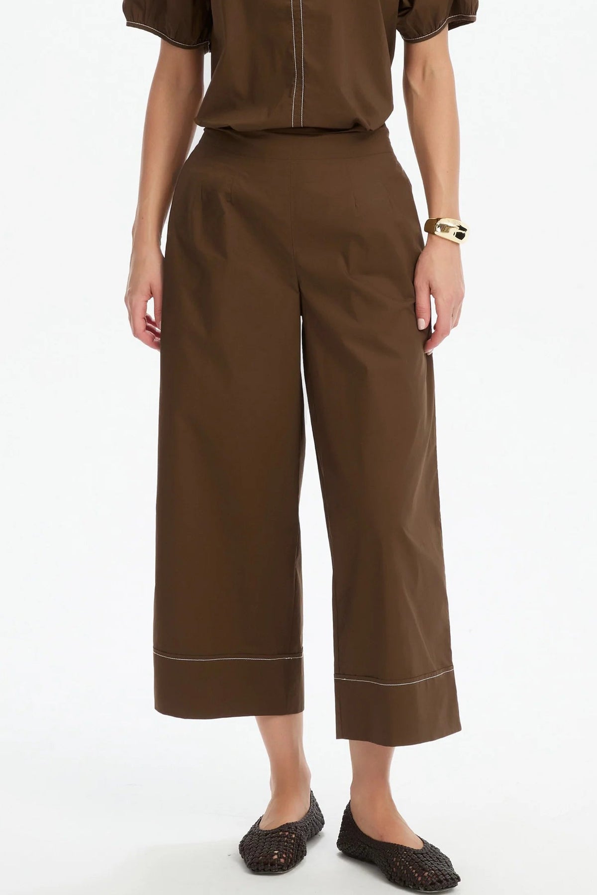 Classic Contrast Pants