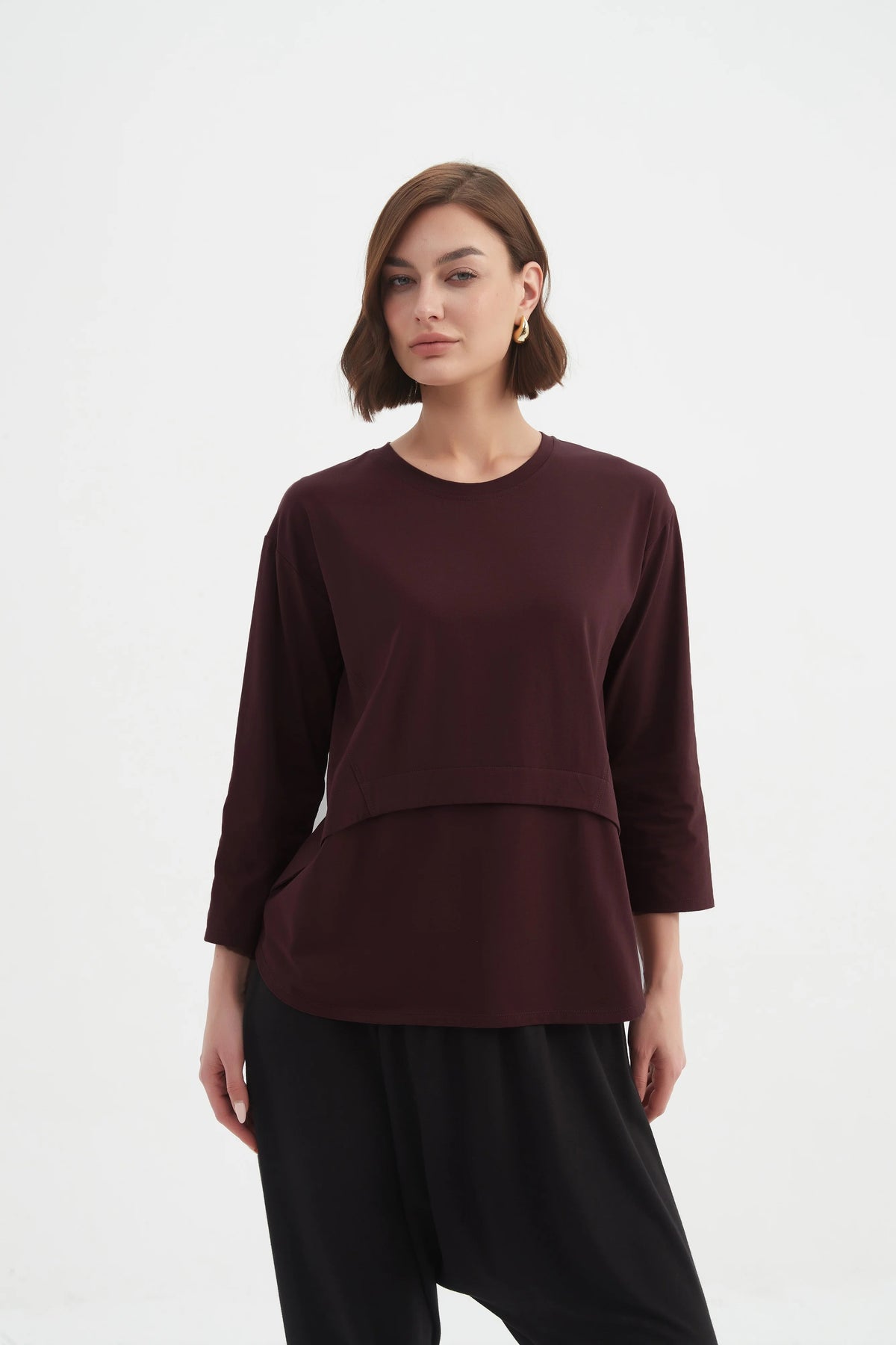 Curved Seam Top