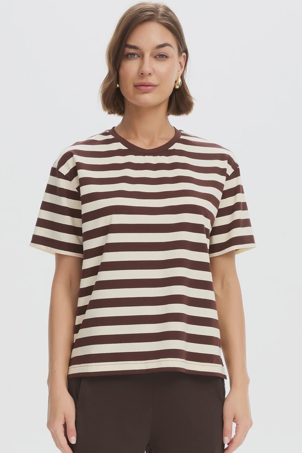 Boxy Striped Tee