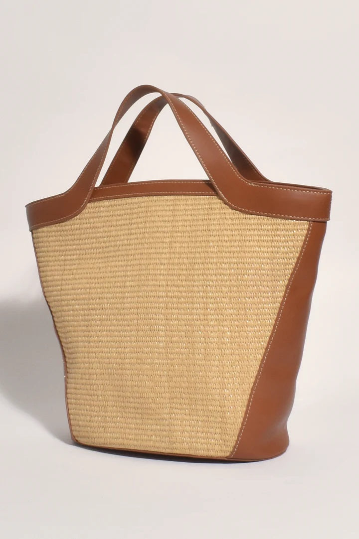 Jamie Contrast Tote