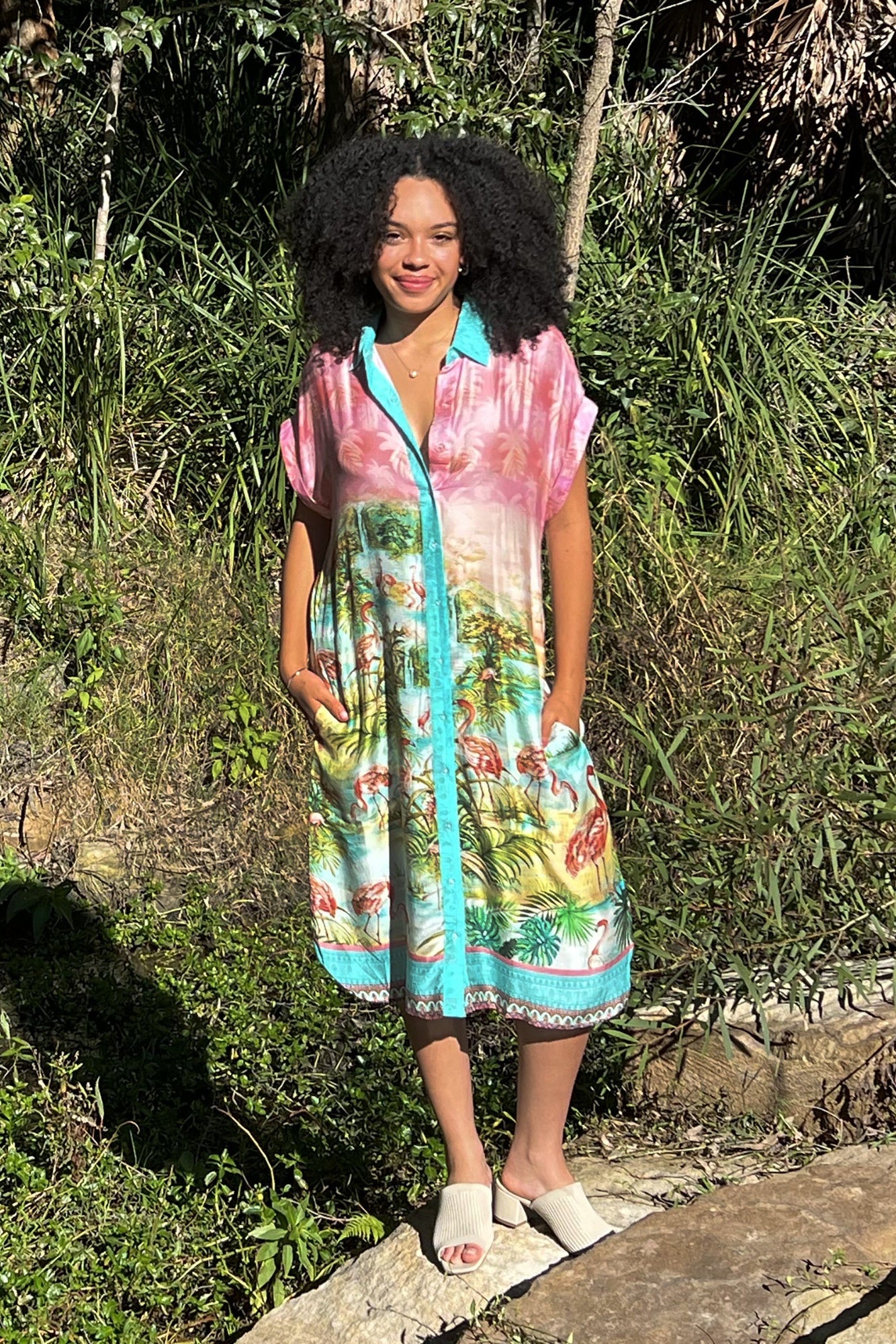 Flamingo Dresden Dress