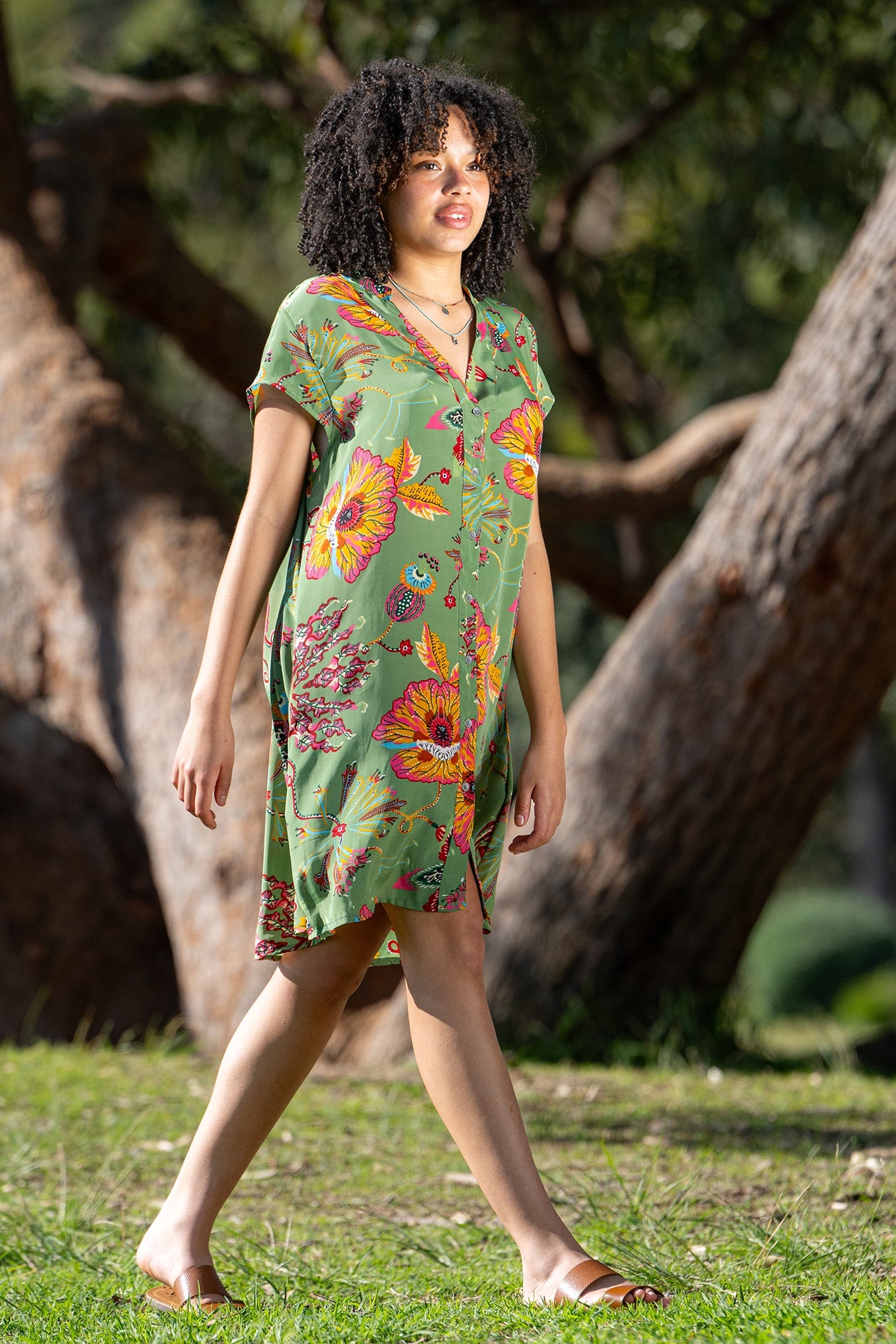 Posey Short Shirt Dress