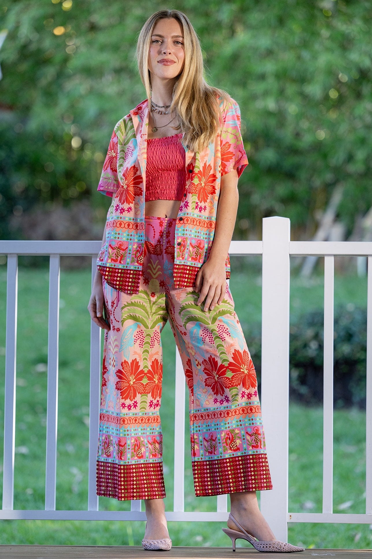 Hibiscus Pocket Pants