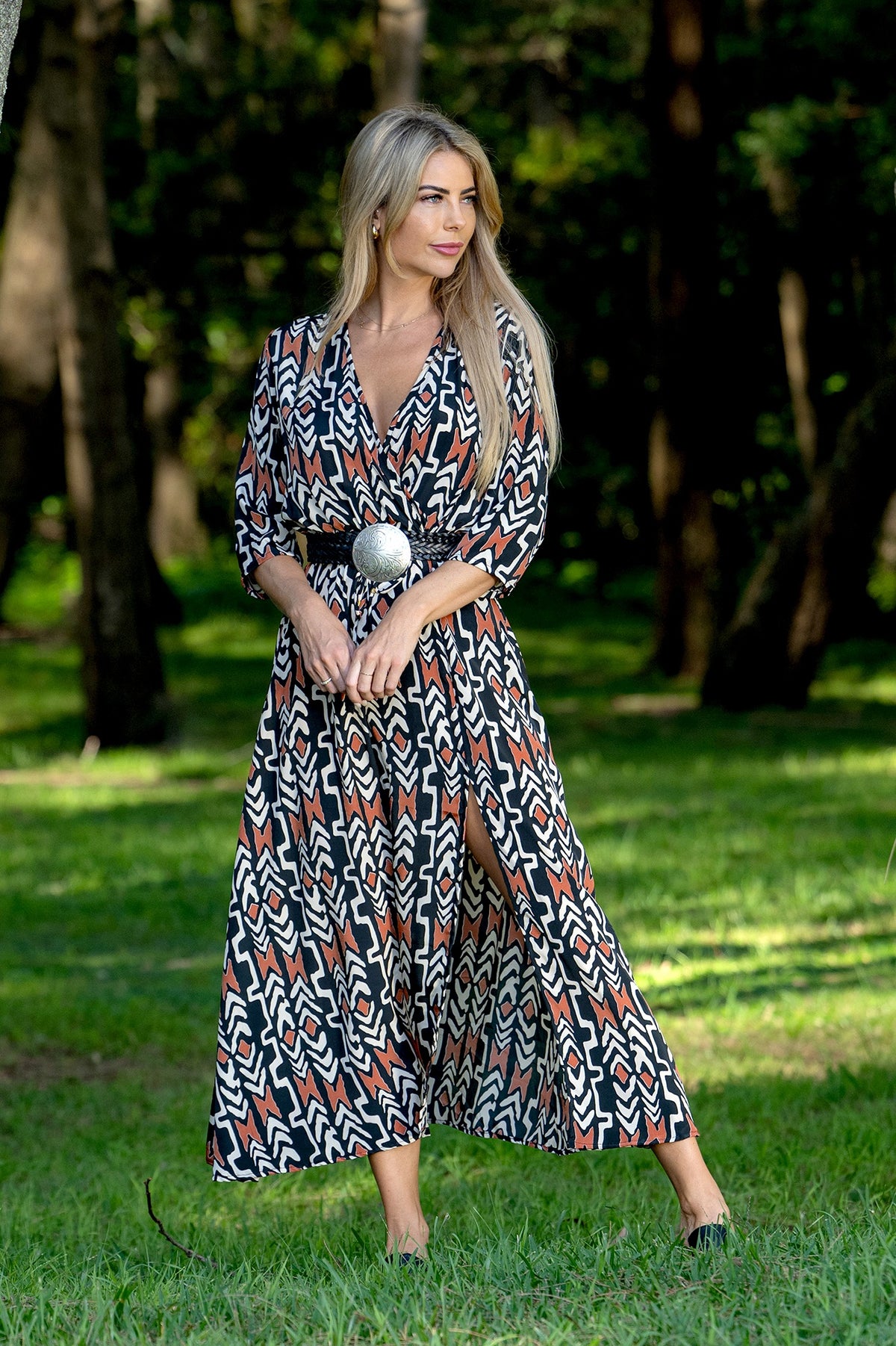 Myee Split Dress