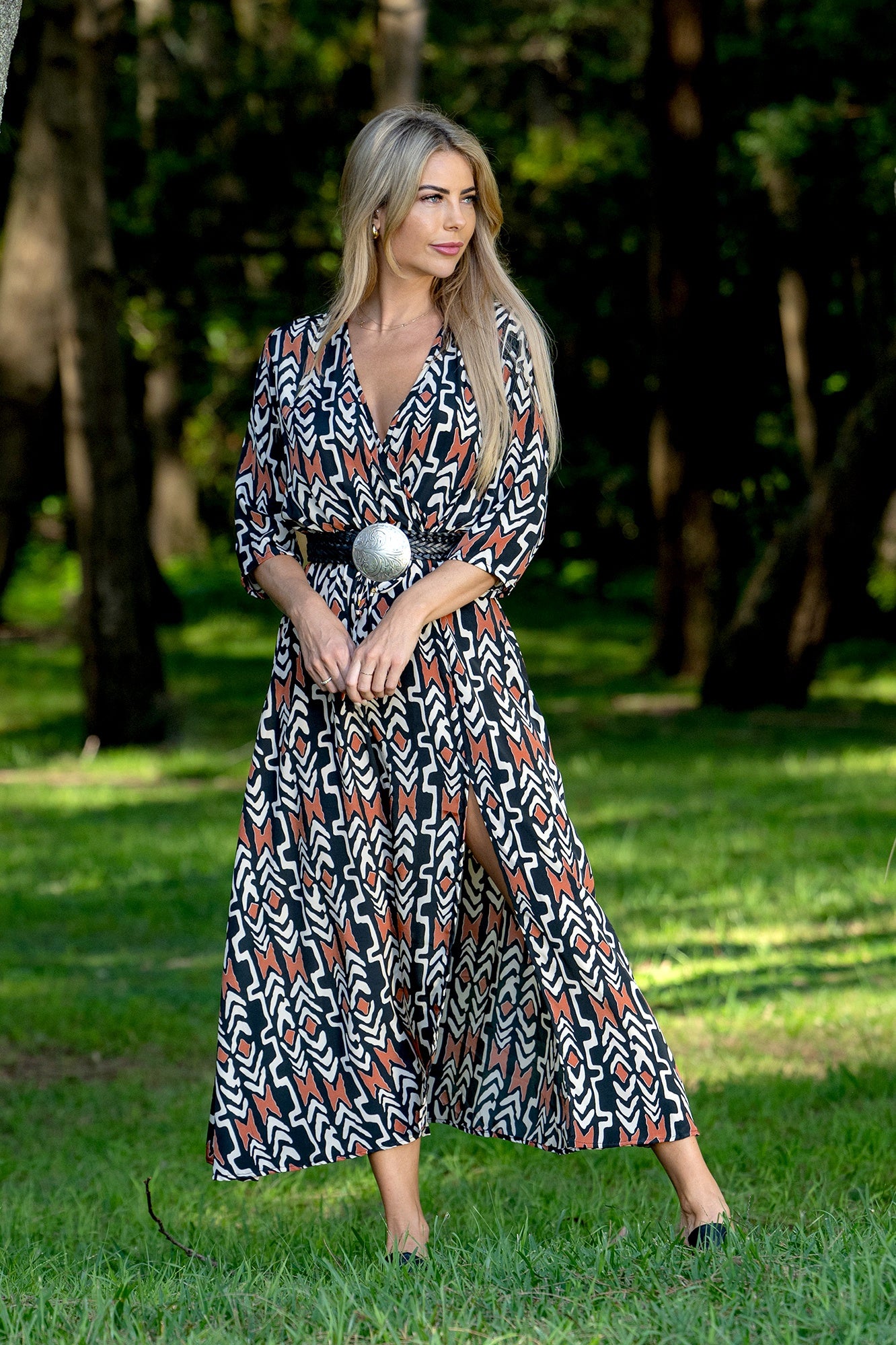 Myee Split Dress