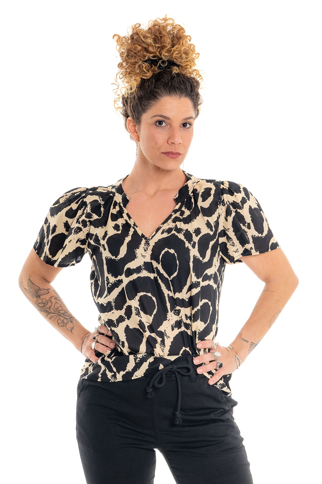 Peppa Flare Sleeve Top