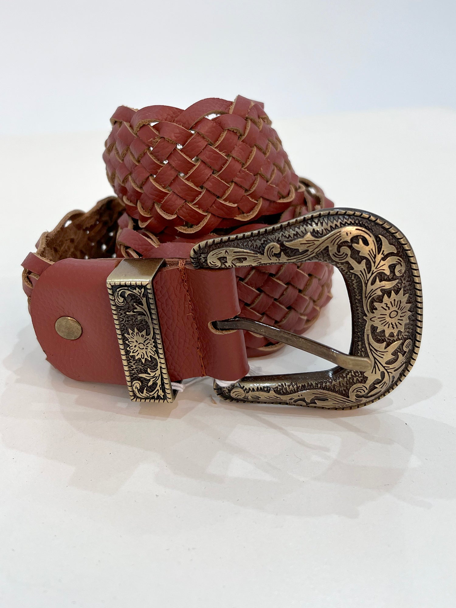 Braided Leather Belt