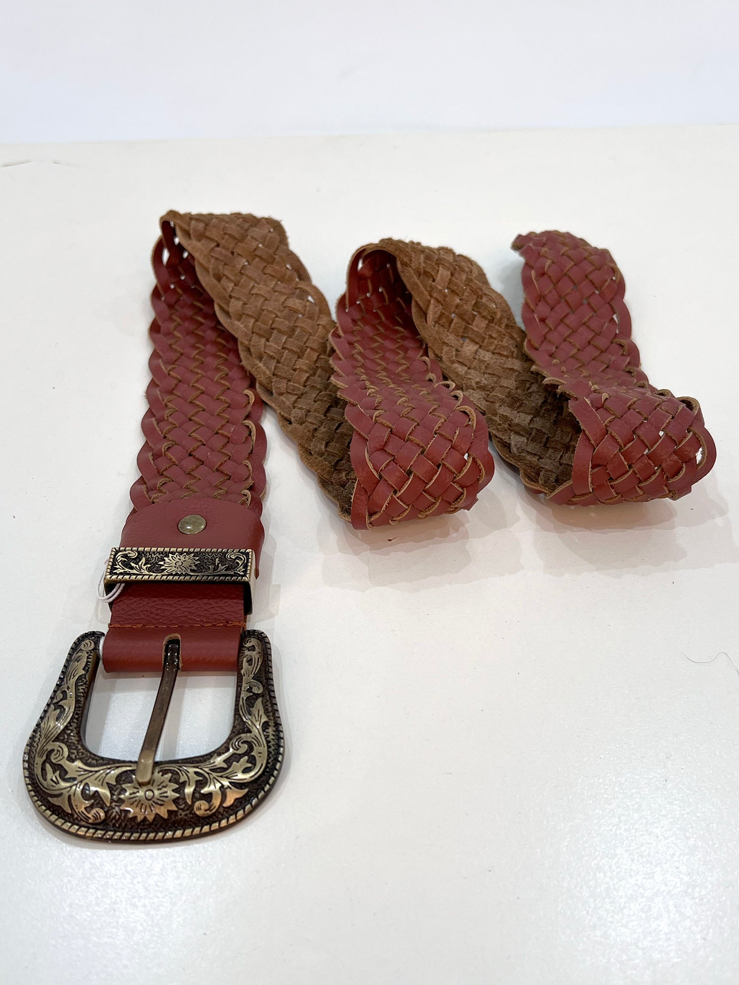 Braided Leather Belt
