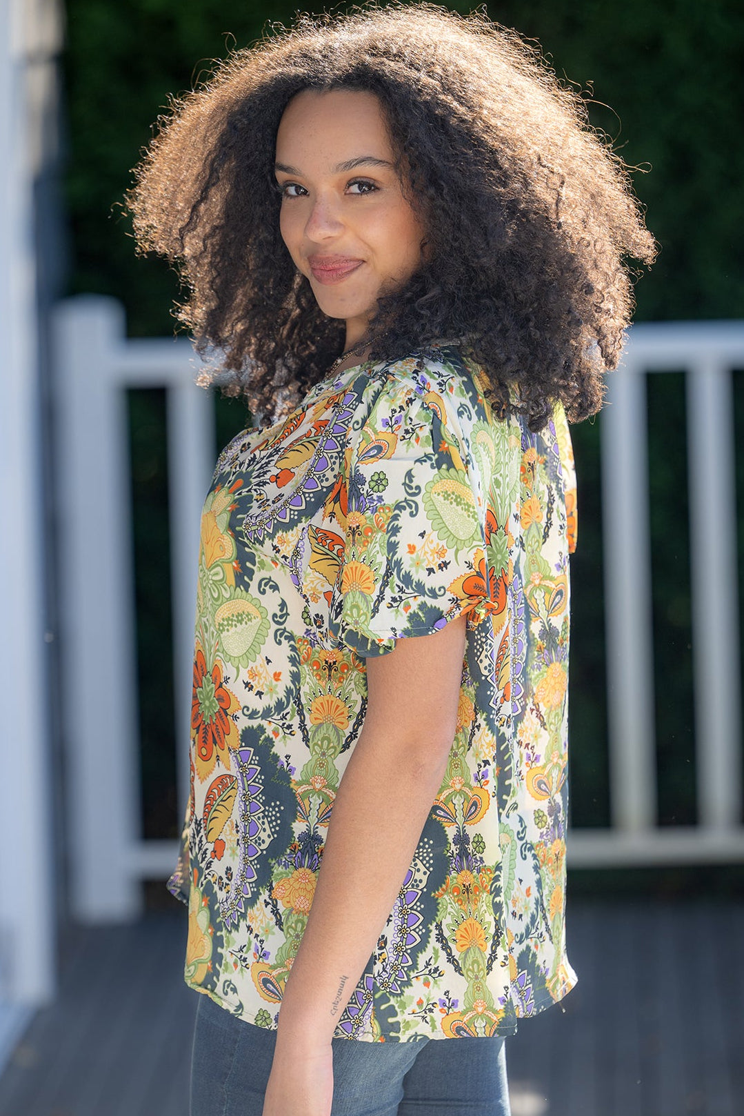 Pali Flare Sleeve Top