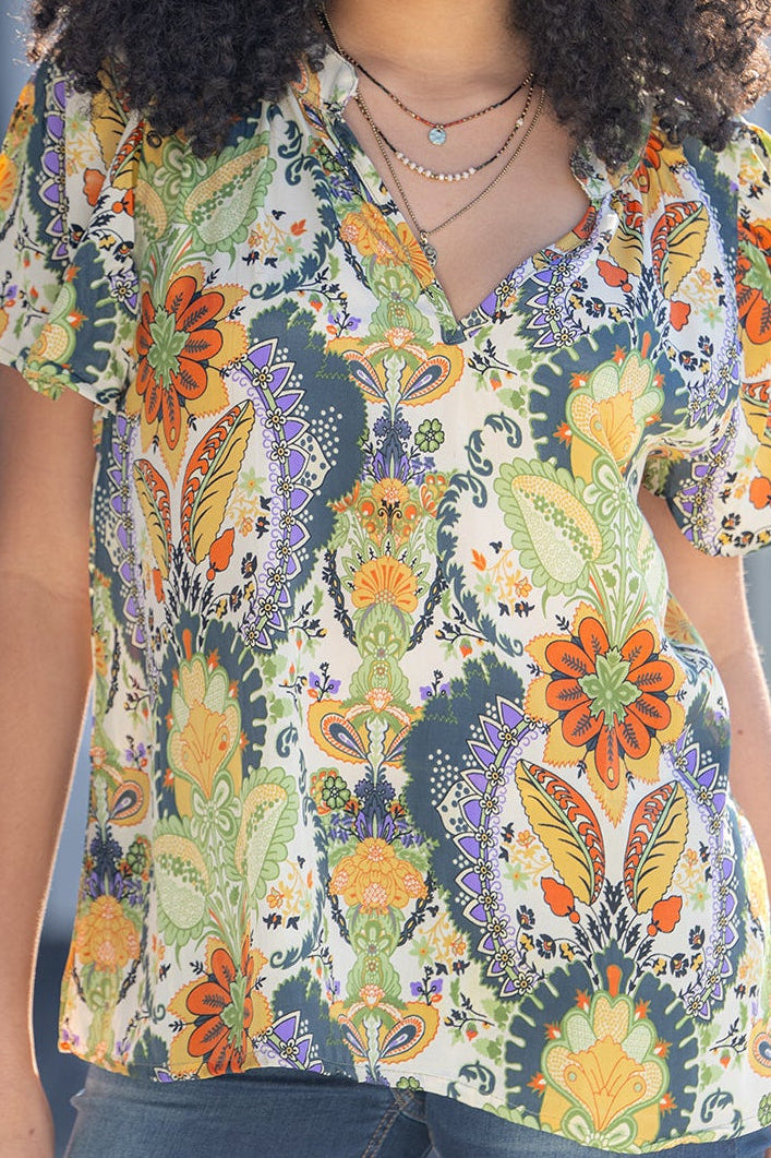 Pali Flare Sleeve Top
