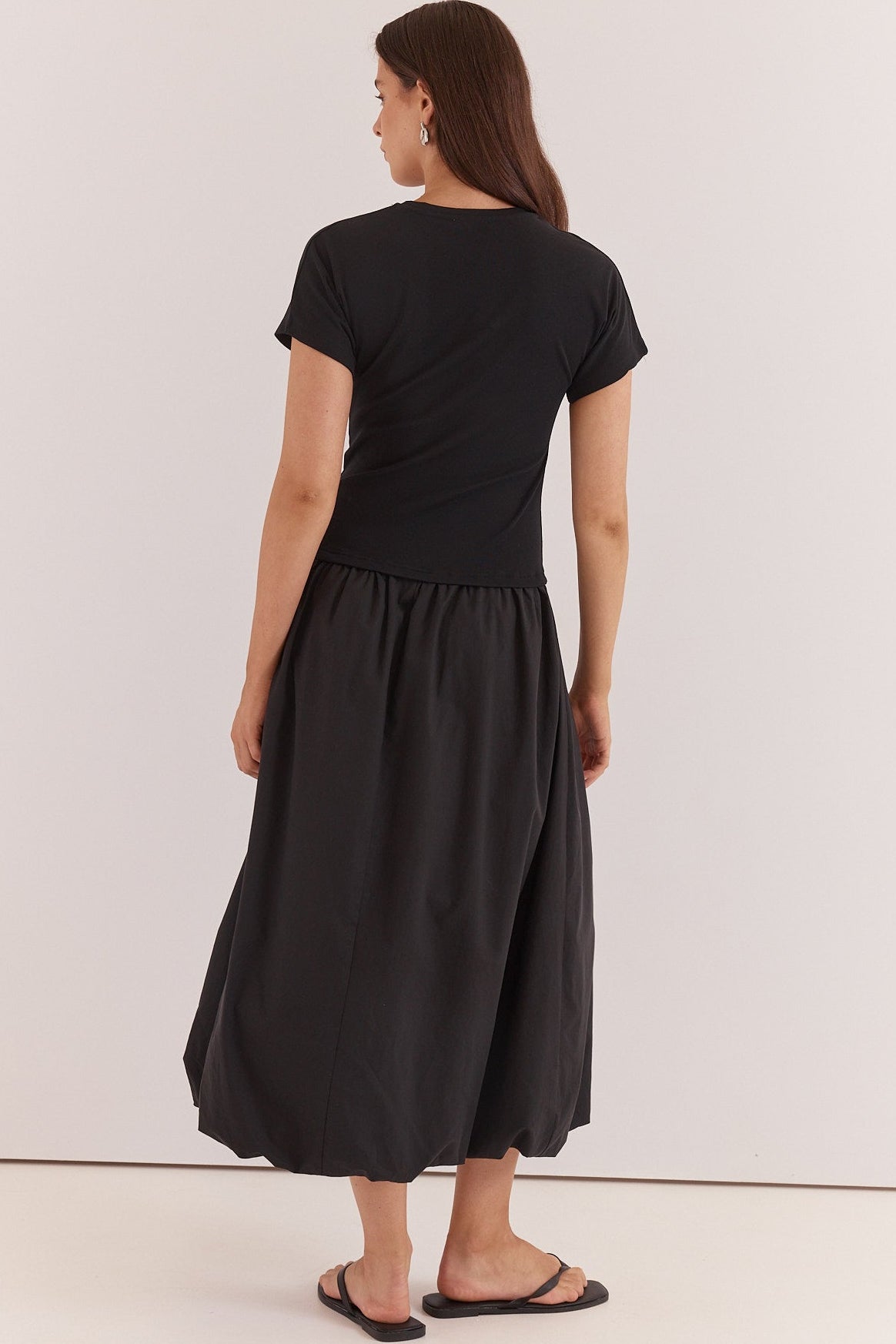 Lilani Bubble Hem Dress