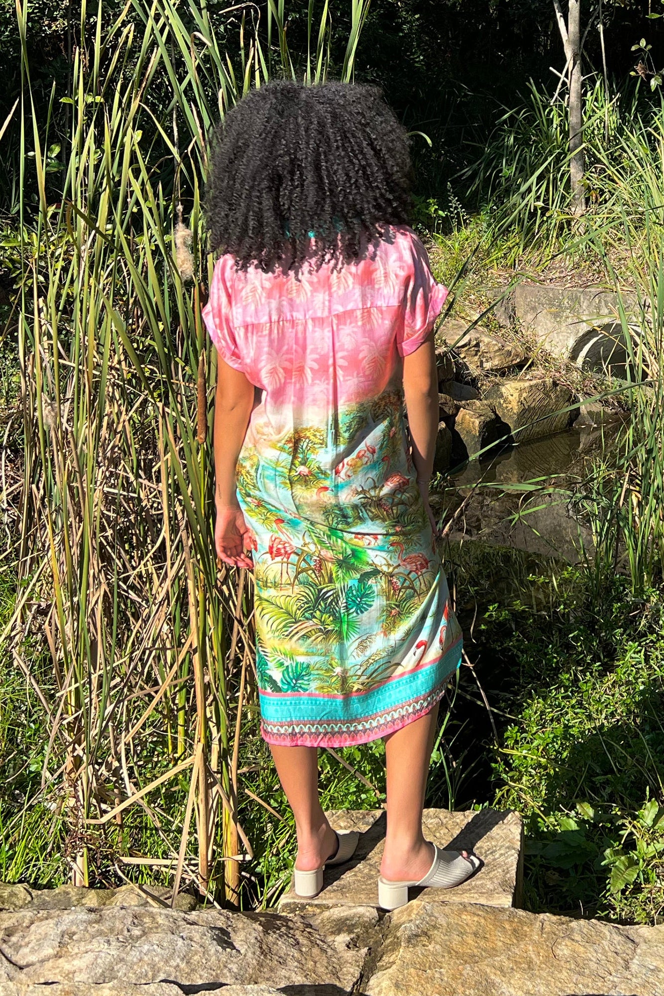 Flamingo Dresden Dress