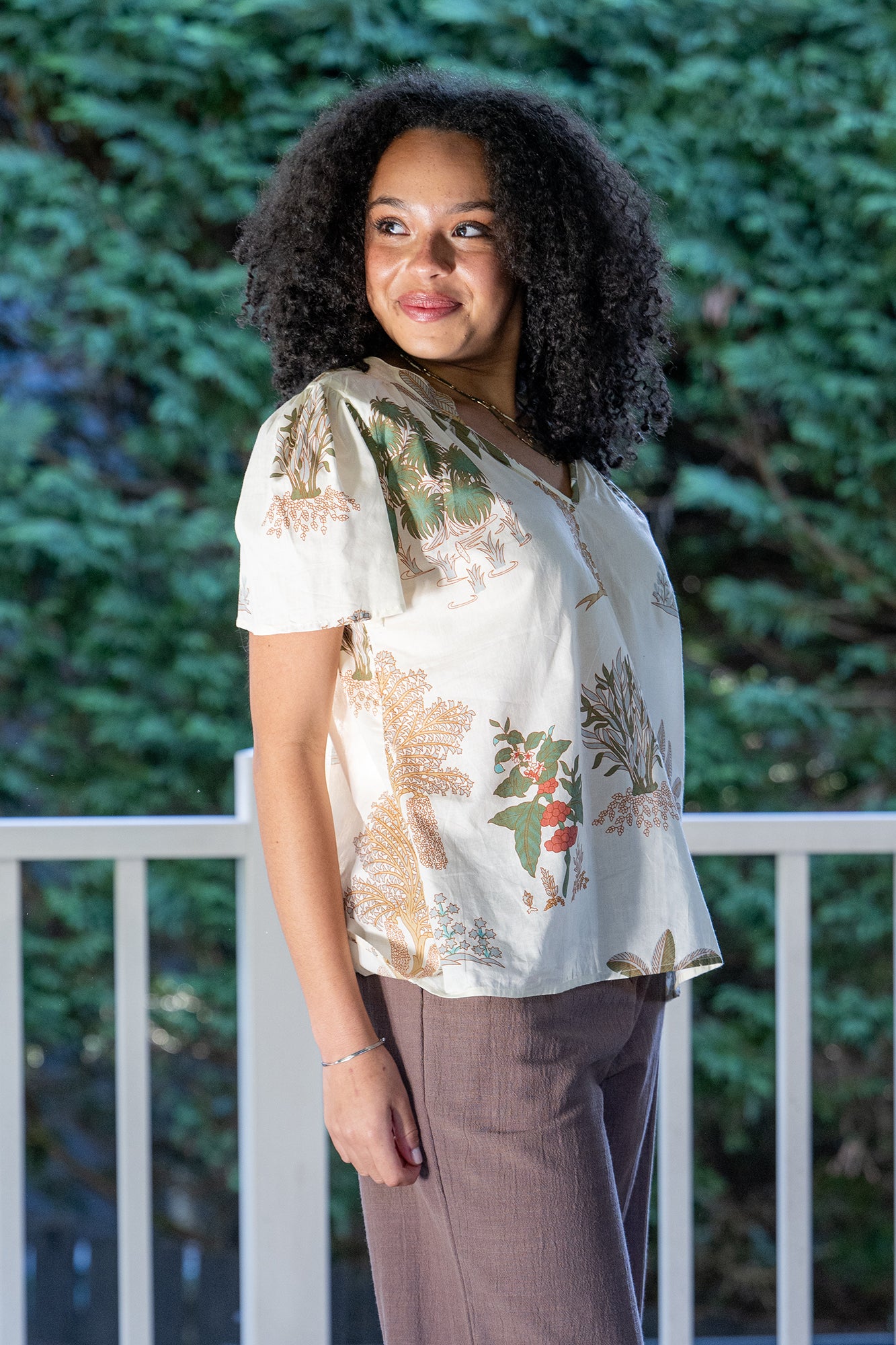 Clemi Flare Sleeve Top