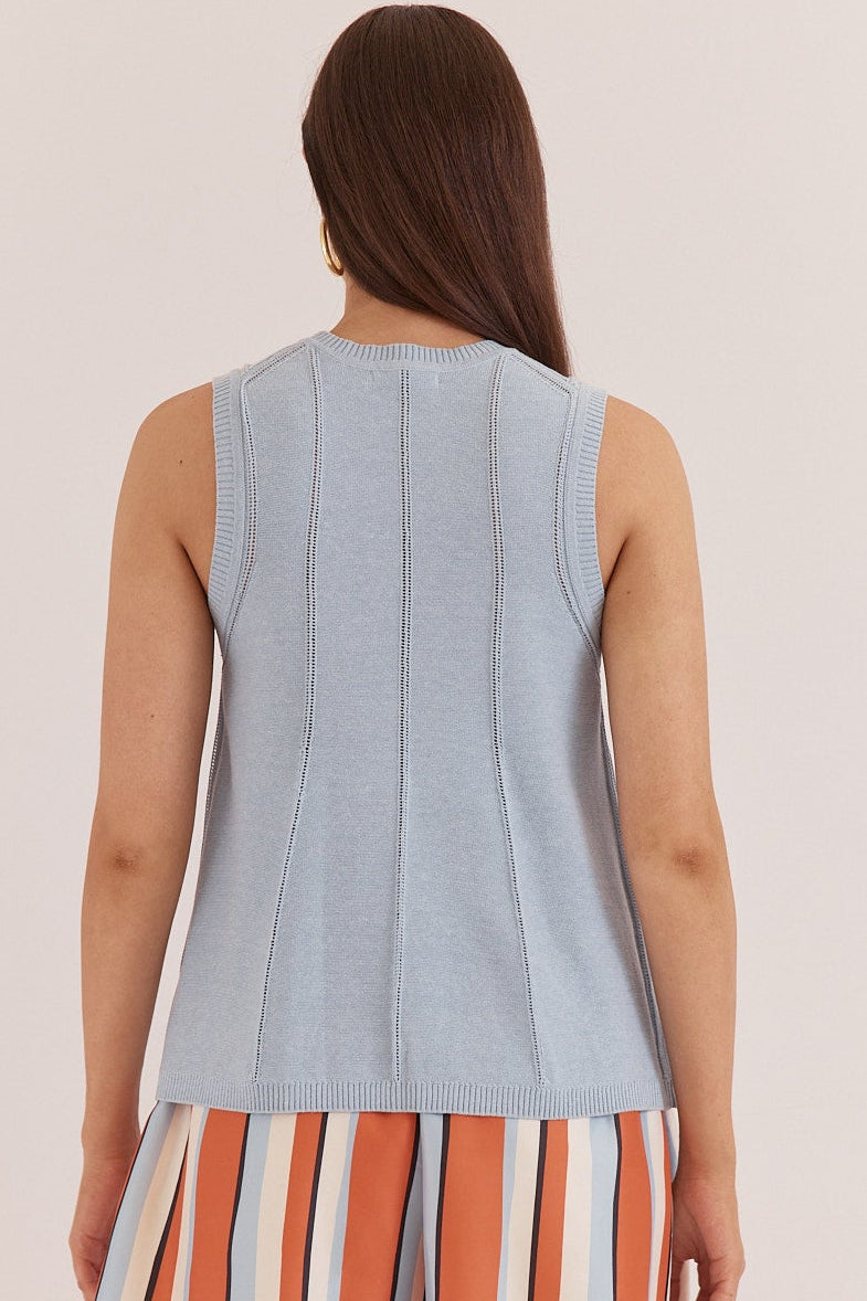 Krista Pointelle Tank Top