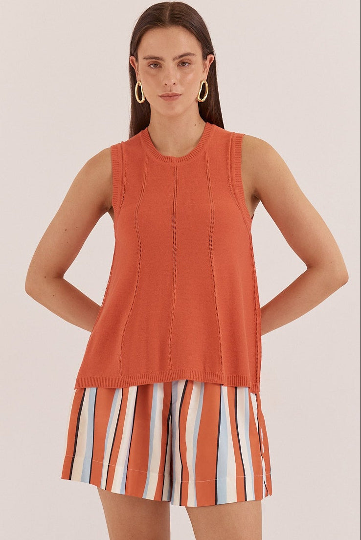 Krista Pointelle Tank Top