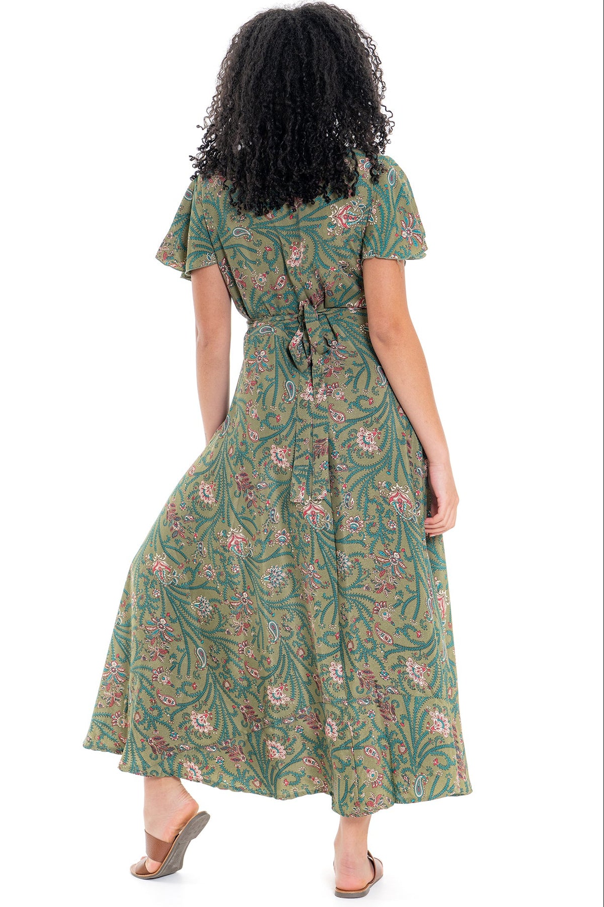 Ivy Short Sleeve Wrap Dress