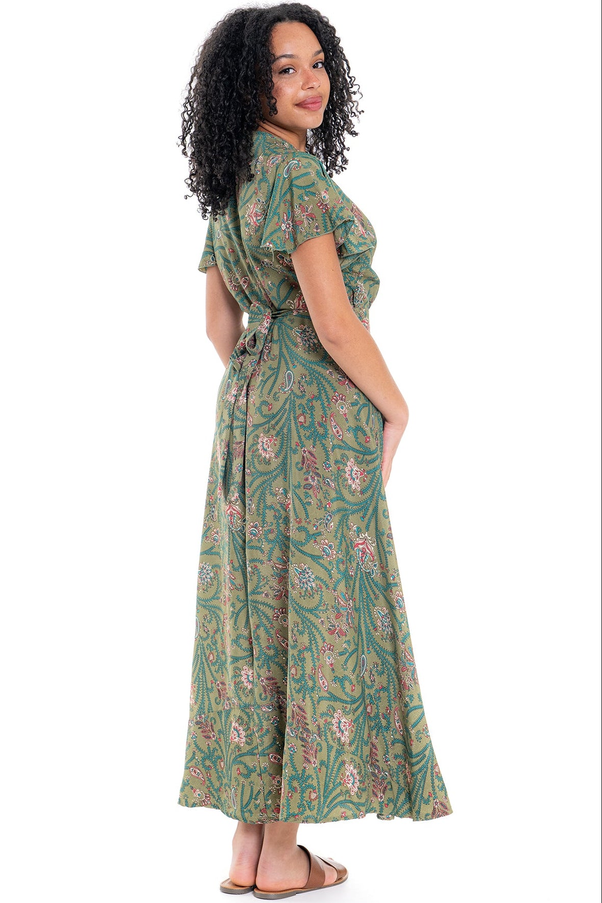 Ivy Short Sleeve Wrap Dress