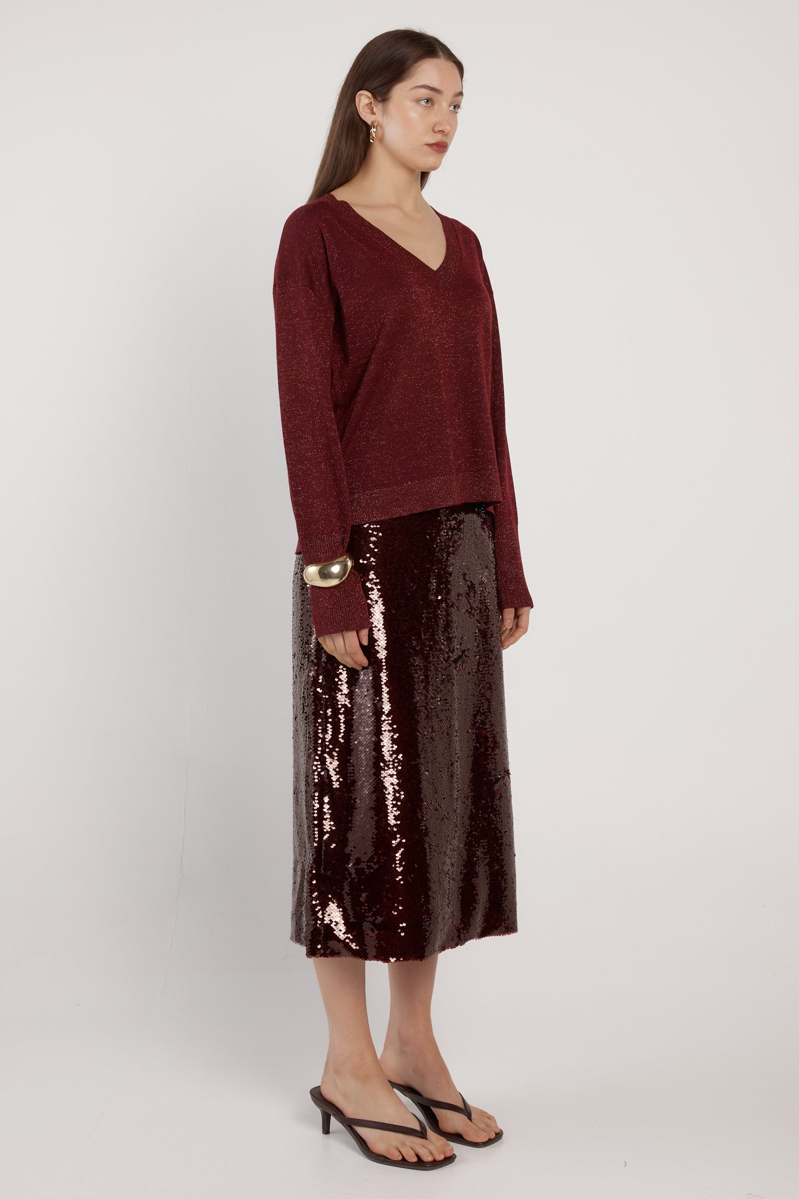 Monroe Sequin Pencil Skirt