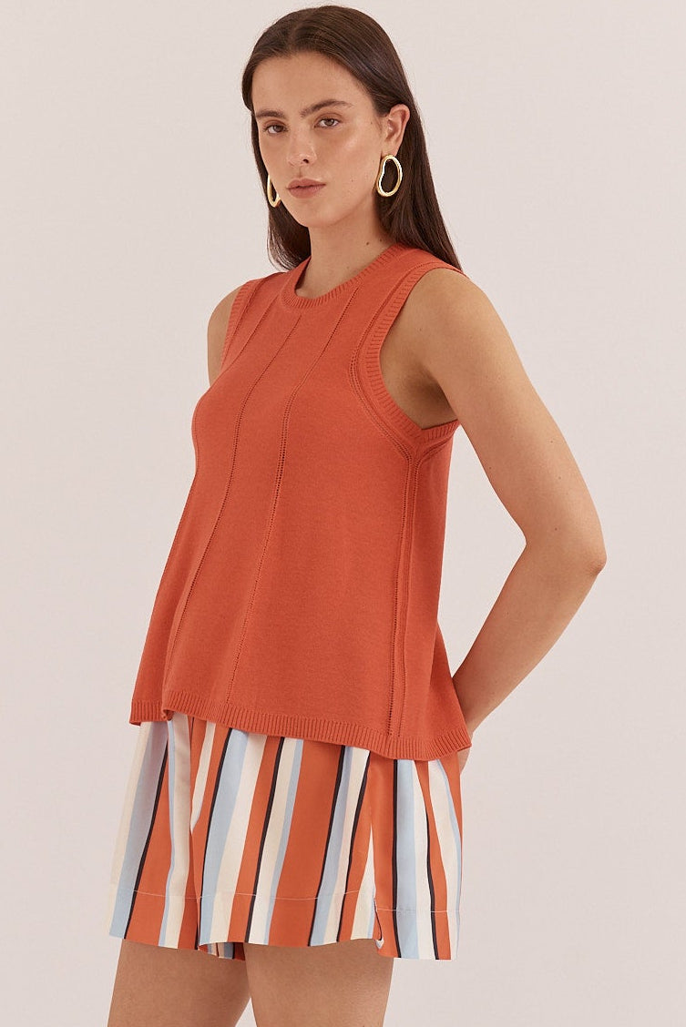Krista Pointelle Tank Top