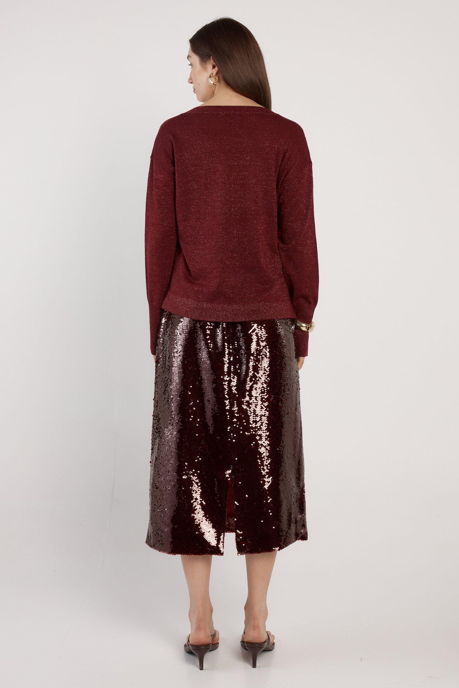 Monroe Sequin Pencil Skirt