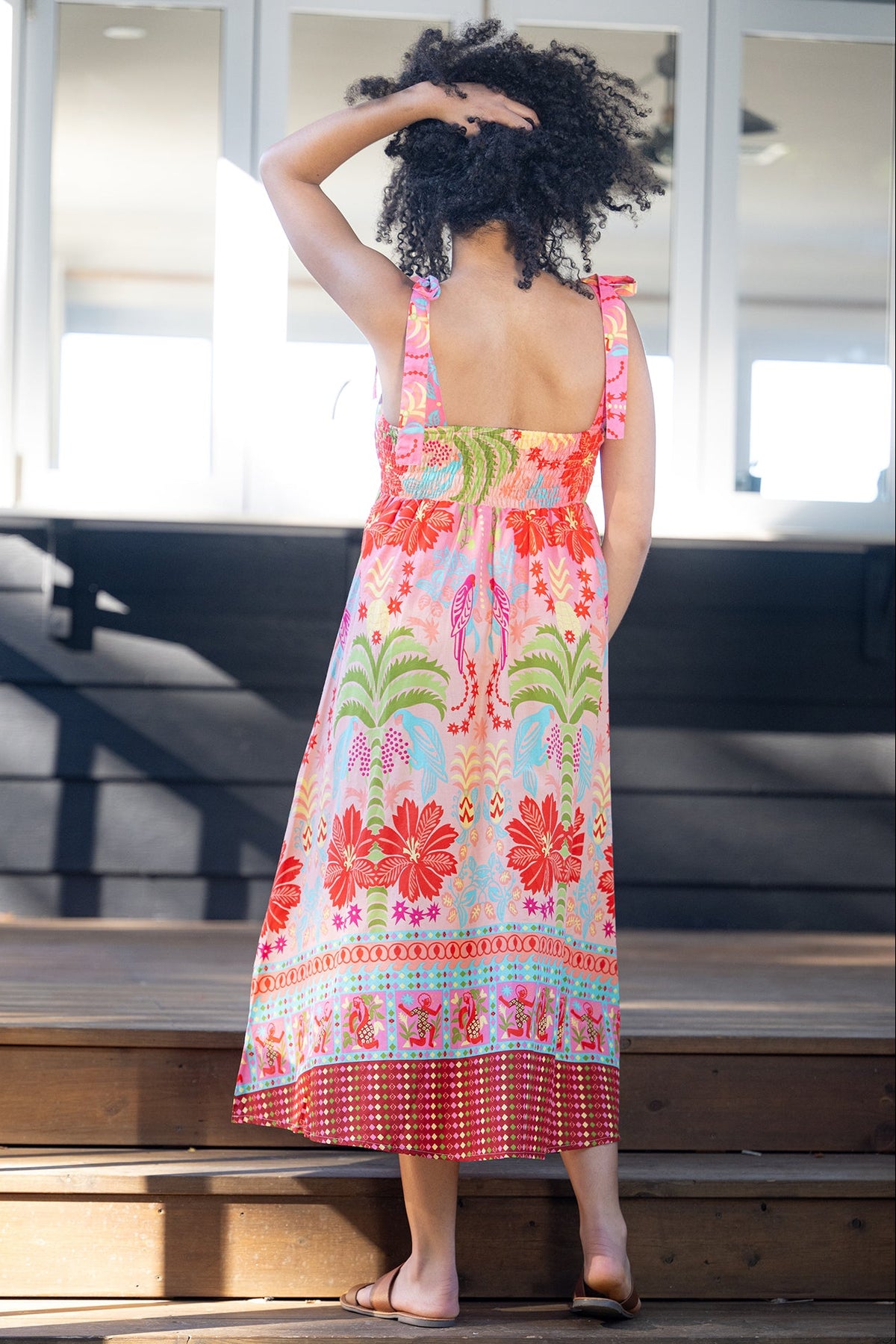 Hibiscus Empire Dress