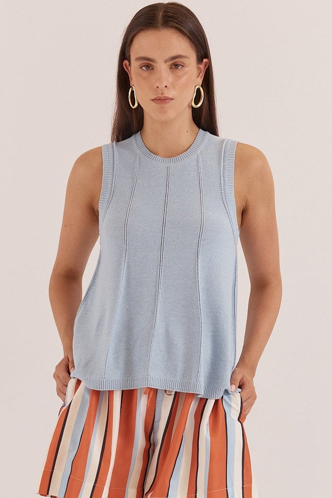 Krista Pointelle Tank Top