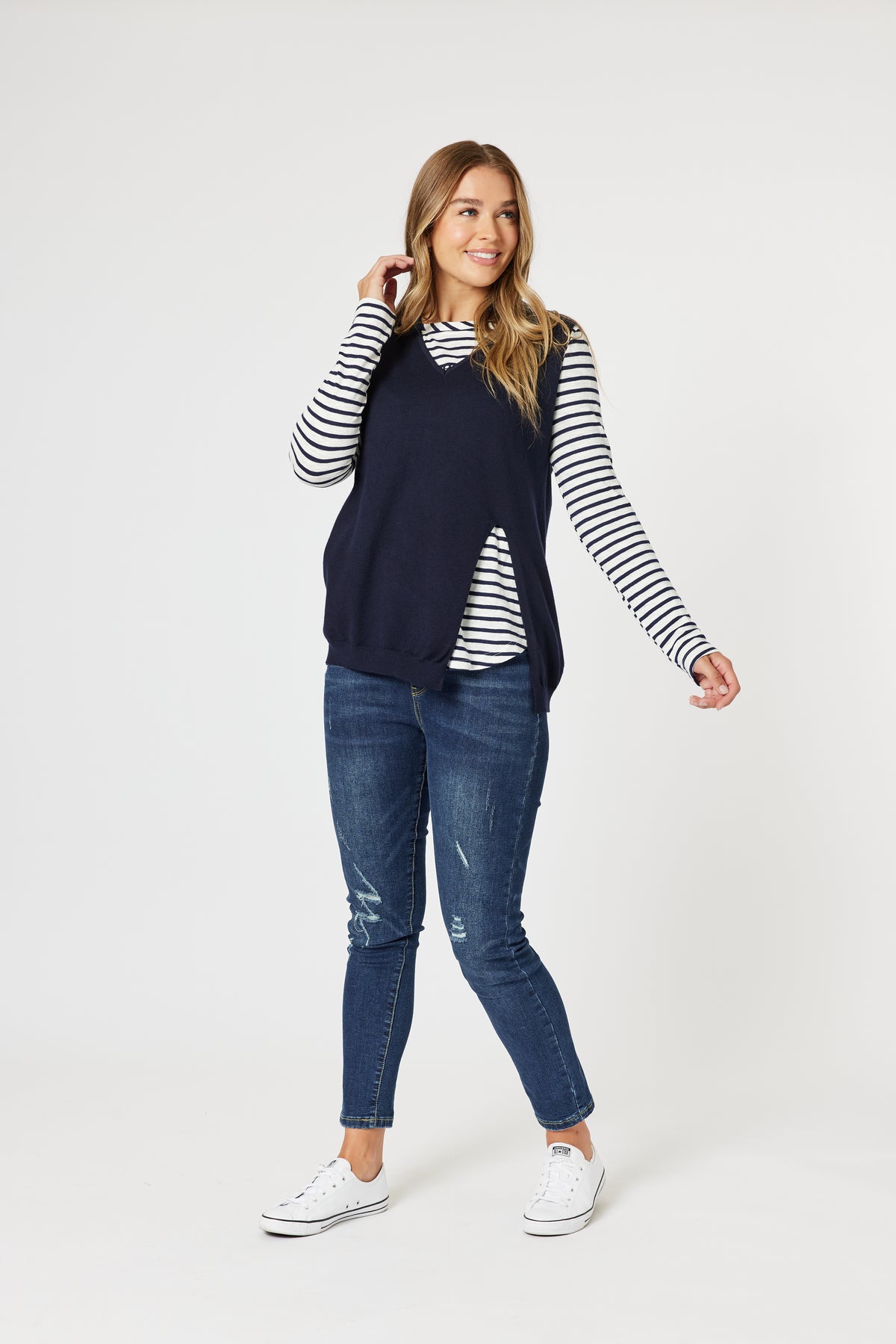 Vicky Side Split Vest