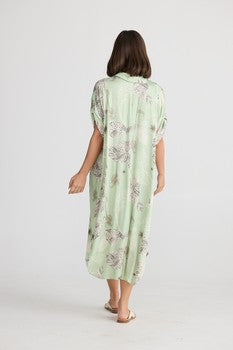 Canal Midi Overshirt Dress