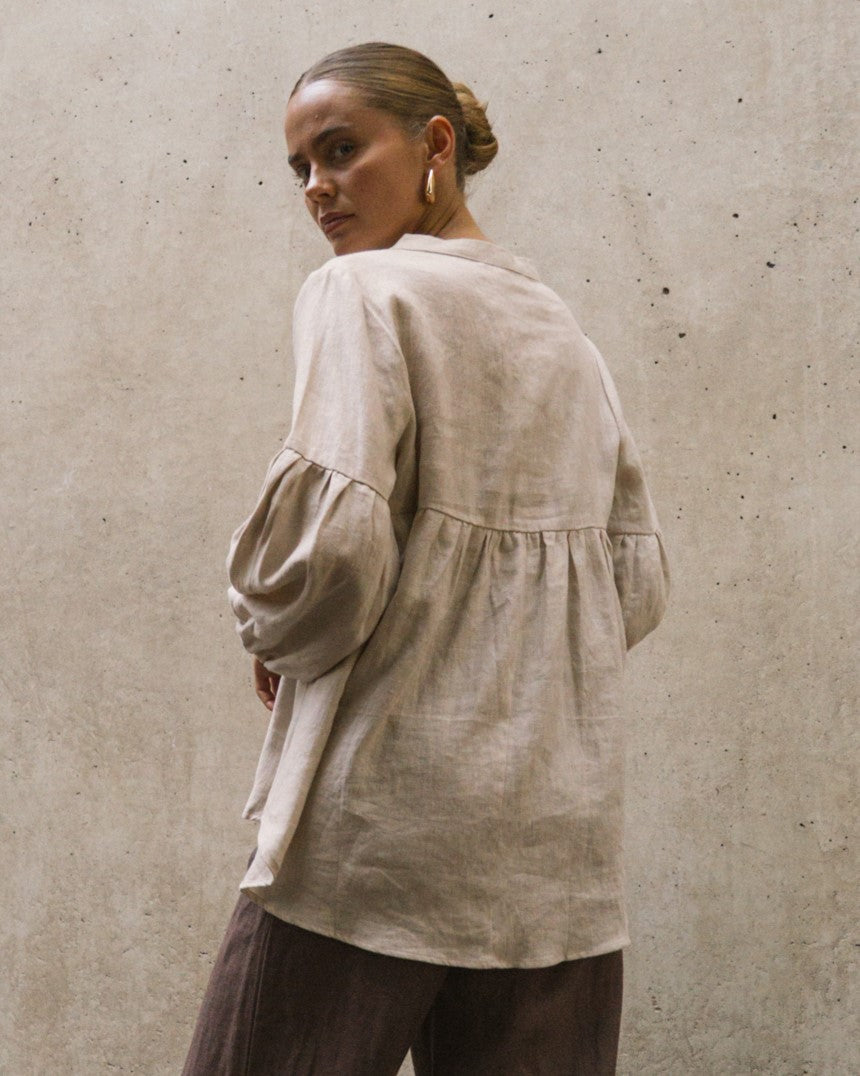 Castaway Linen Blouse