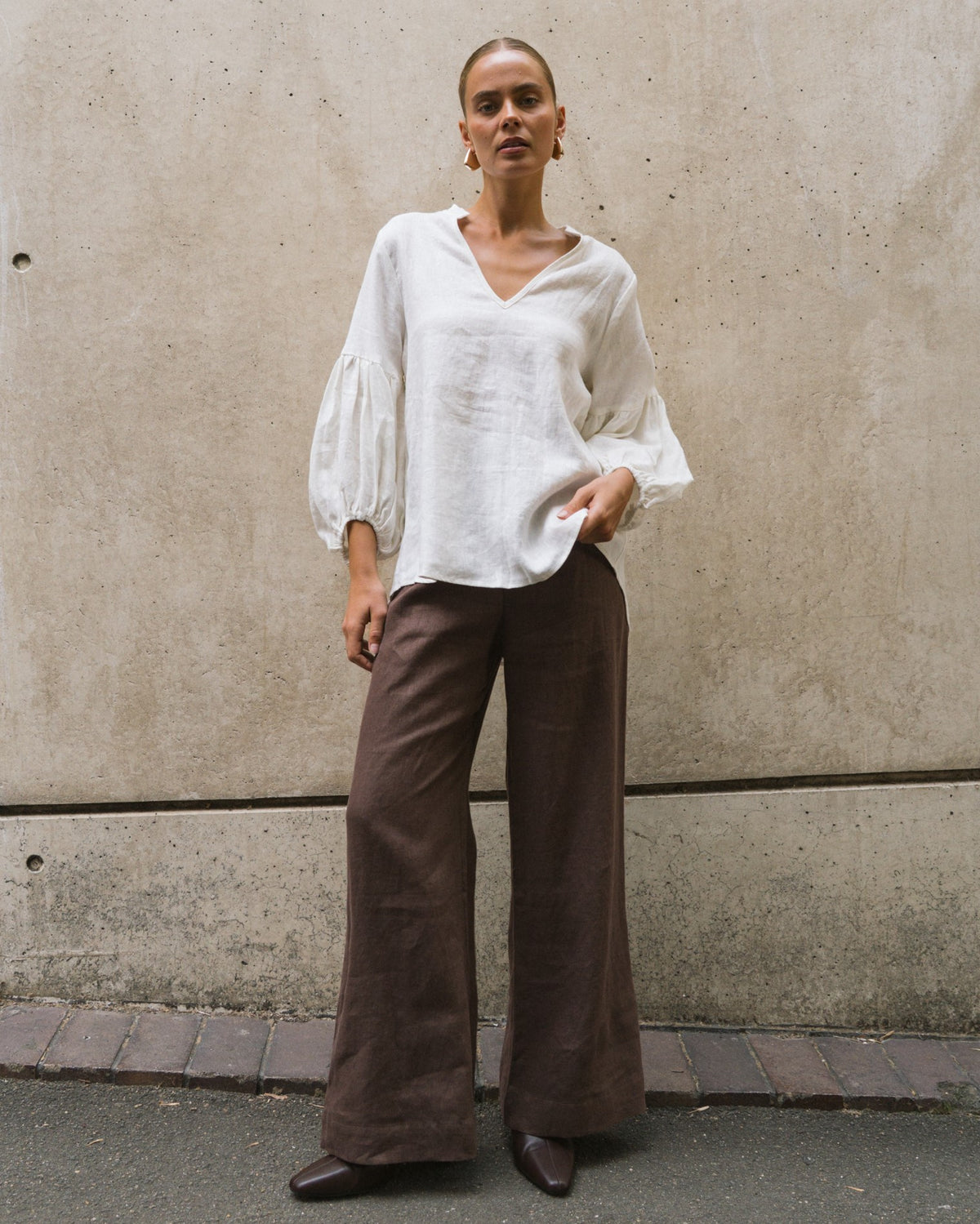 Castaway Linen Blouse