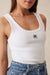 Zoe Contour Rib Scoop Tank Top