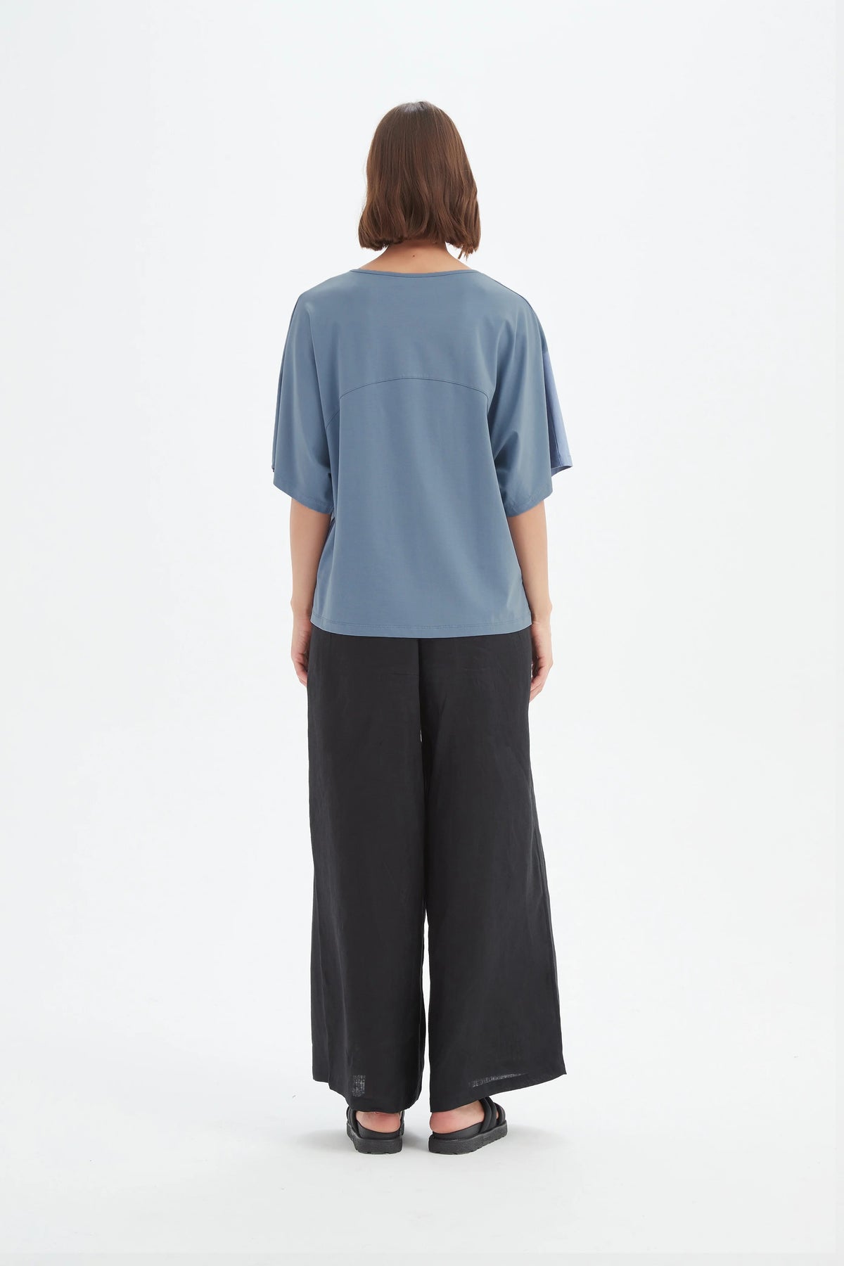 Wide Sleeve Yoke Tee