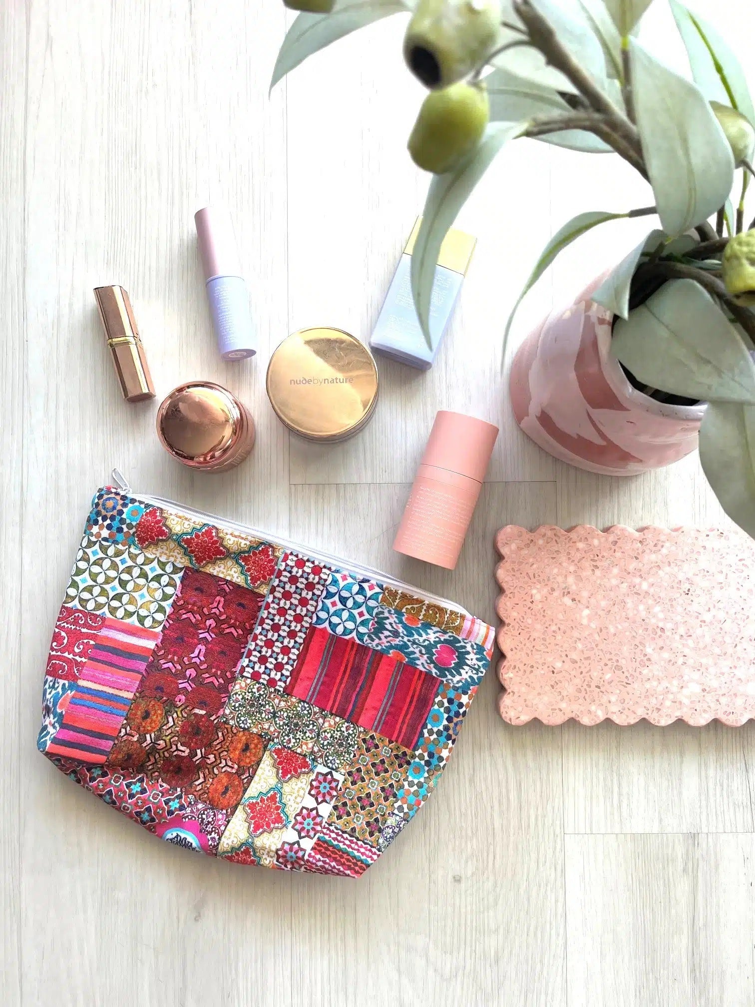 Canvas Makeup Bag